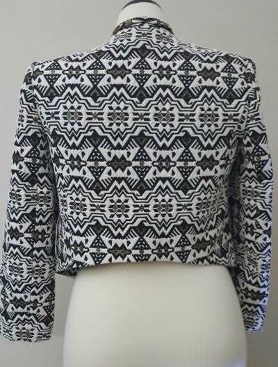 Twelfth Street by Cynthia Vincent Cropped & Beaded Jacket Size 6 - Image 8