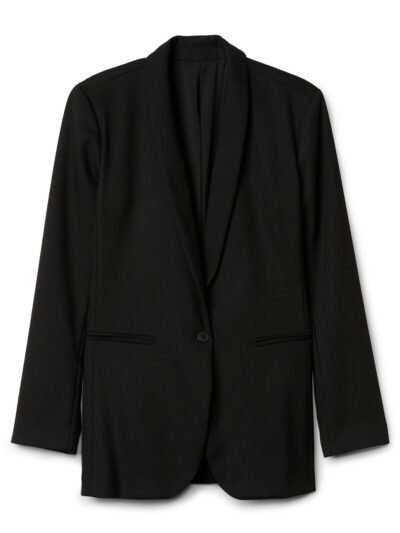 Gap $128.00 Spring Classic Shawl Collar Blazer, Size 2 Navy - Image 7