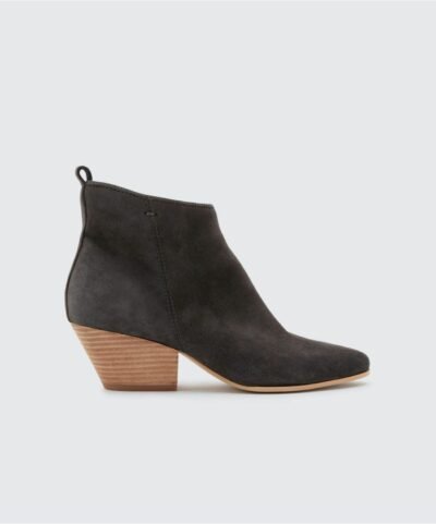 DOLCE VITA PEARSE BOOTIES IN ANTHRACITE SZ 8.5