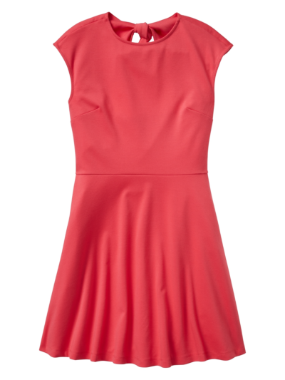 Gap Factory Cap-Sleeve Fit and Flare Dress in Ponte, Size 18 Rosehip - Image 3