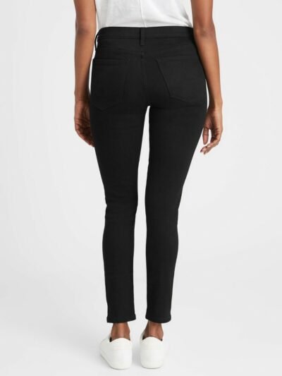 Banana Republic High-Rise Legging Luxe Sculpt Ankle Jean, Sz 29 REG. Black - Image 3