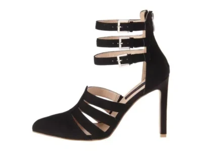 Heart Soul Paulette Strappy Heel Black - Image 3
